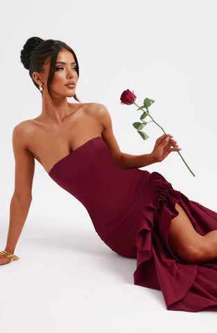 Damen Ärmelloses Maxi Kleid - Nina