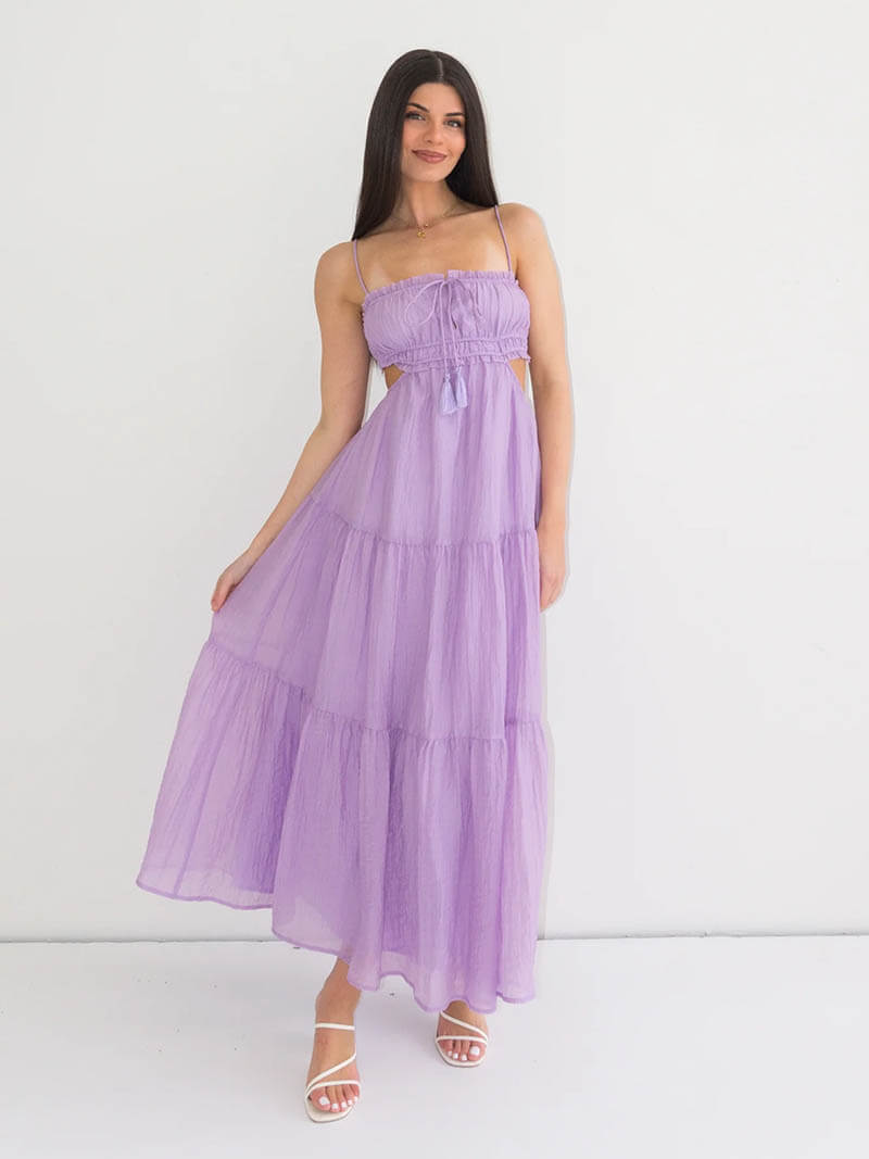 Damen Ärmelloses Sommer Maxikleid – Adeline