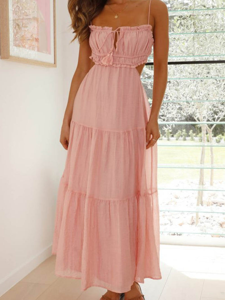 Damen Ärmelloses Sommer Maxikleid – Adeline