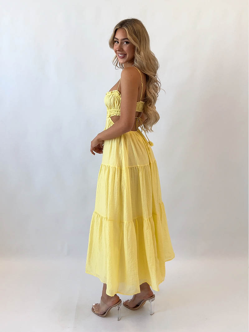 Damen Ärmelloses Sommer Maxikleid – Adeline