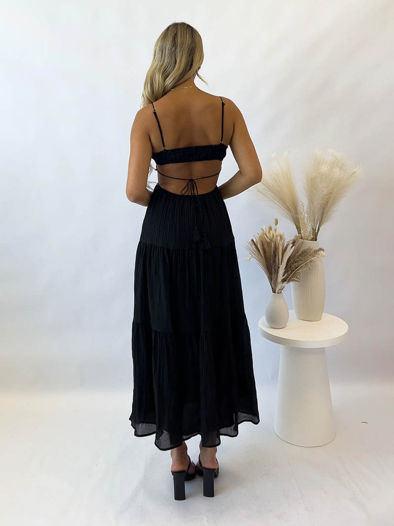 Damen Ärmelloses Sommer Maxikleid – Adeline