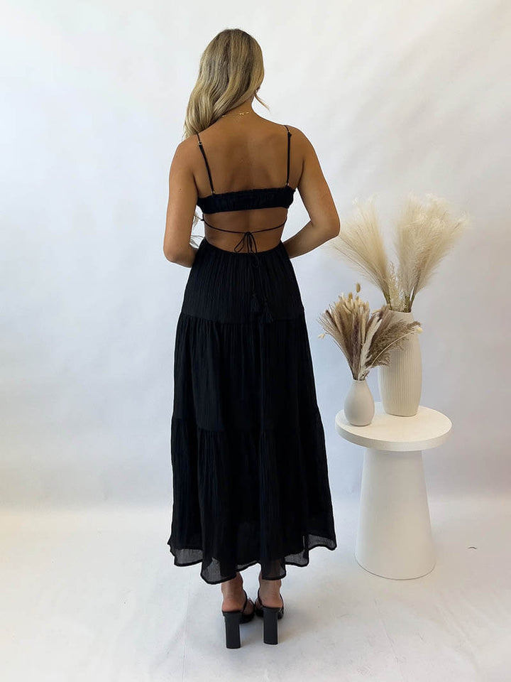 Damen Ärmelloses Sommer Maxikleid – Adeline
