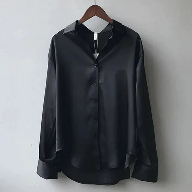 Damen Bluse | Dezenter Glanz & mühelos gepflegter Look