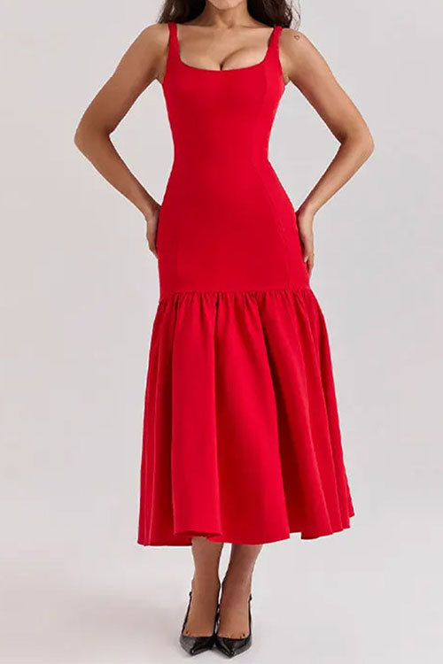 Damen Bodycon Midi Kleid – Lola