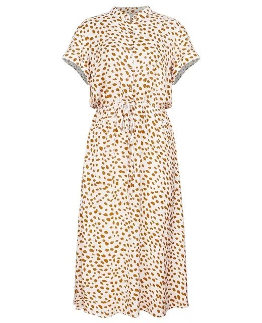 Damen Casual Bedrucktes Midi Kleid - Isla