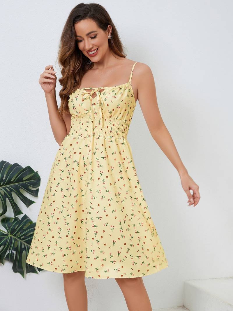 Damen Casual Cami Mini Kleid - Bella