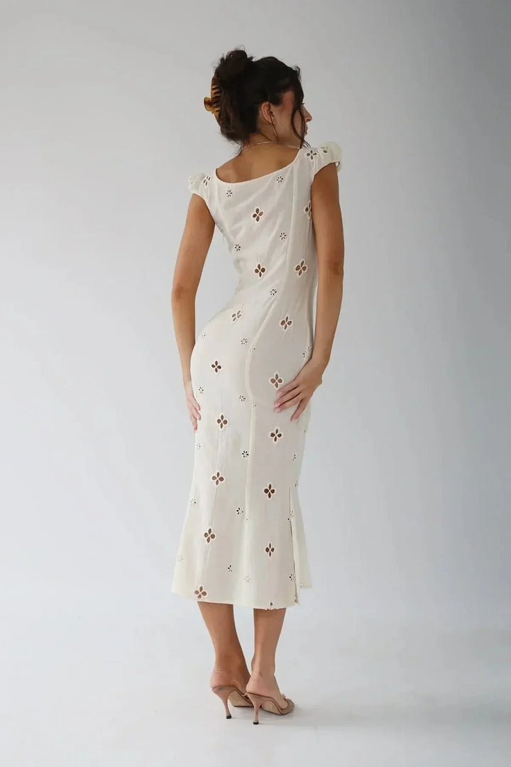 Damen Casual Floral Maxi Kleid - Mahalia