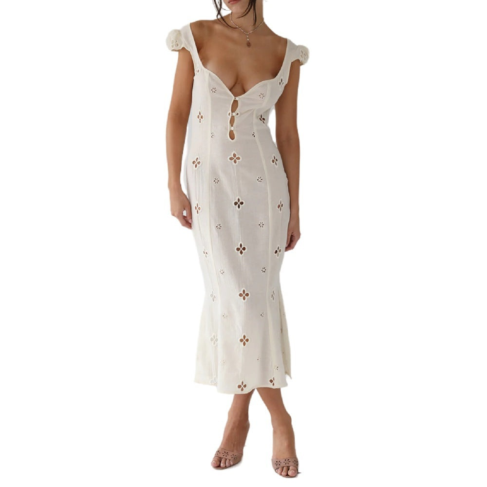 Damen Casual Floral Maxi Kleid - Mahalia