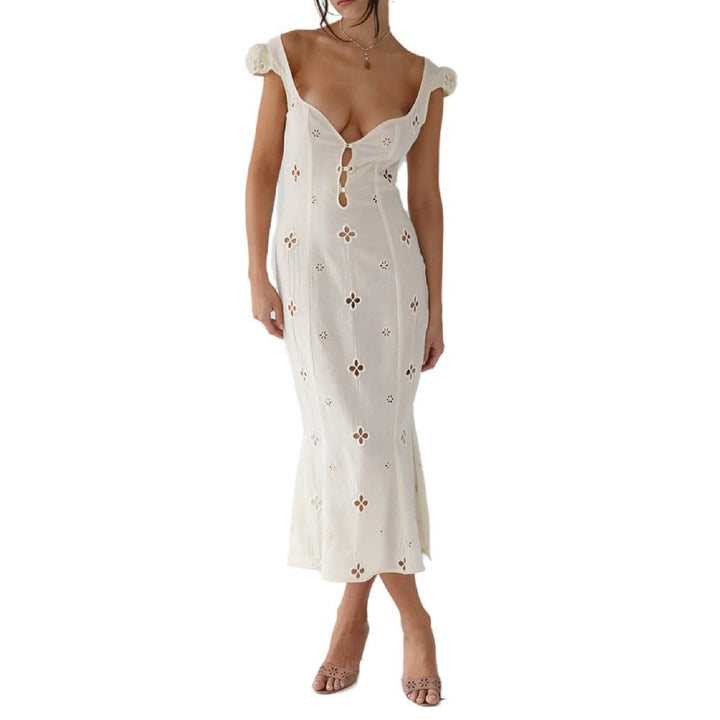 Damen Casual Floral Maxi Kleid - Mahalia