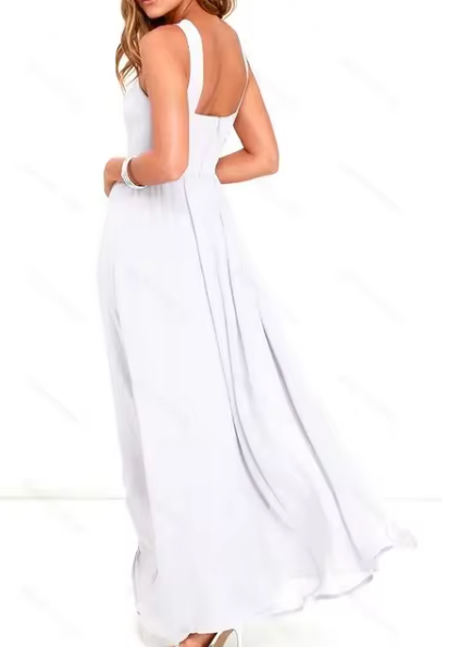 Damen Casual Maxi Kleid - Leoney