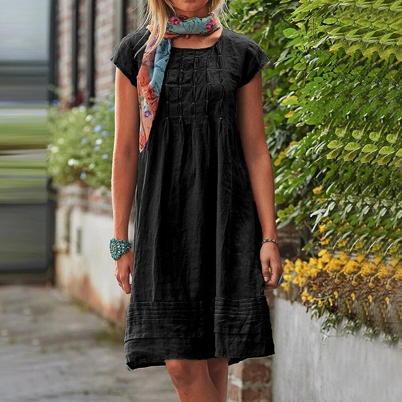 Damen Casual Sommer Midi Kleid - Isabella