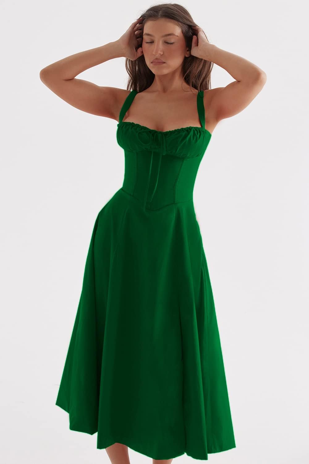 Damen Casual Sommer Midi Kleid - Merle