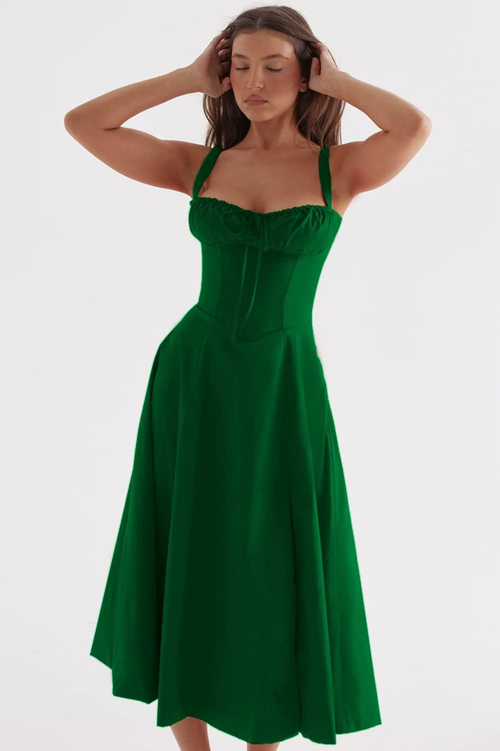 Damen Casual Sommer Midi Kleid - Merle