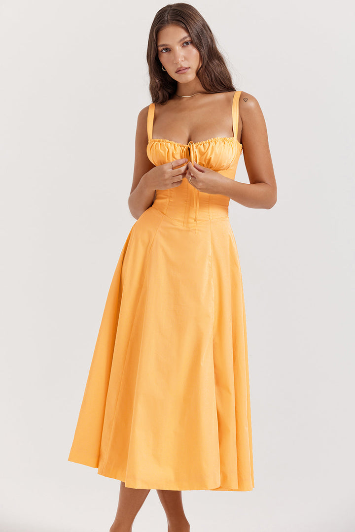 Damen Casual Sommer Midi Kleid - Merle