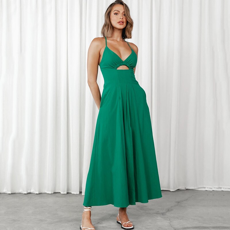 Damen Chic Sommer Maxi Kleid – Jane