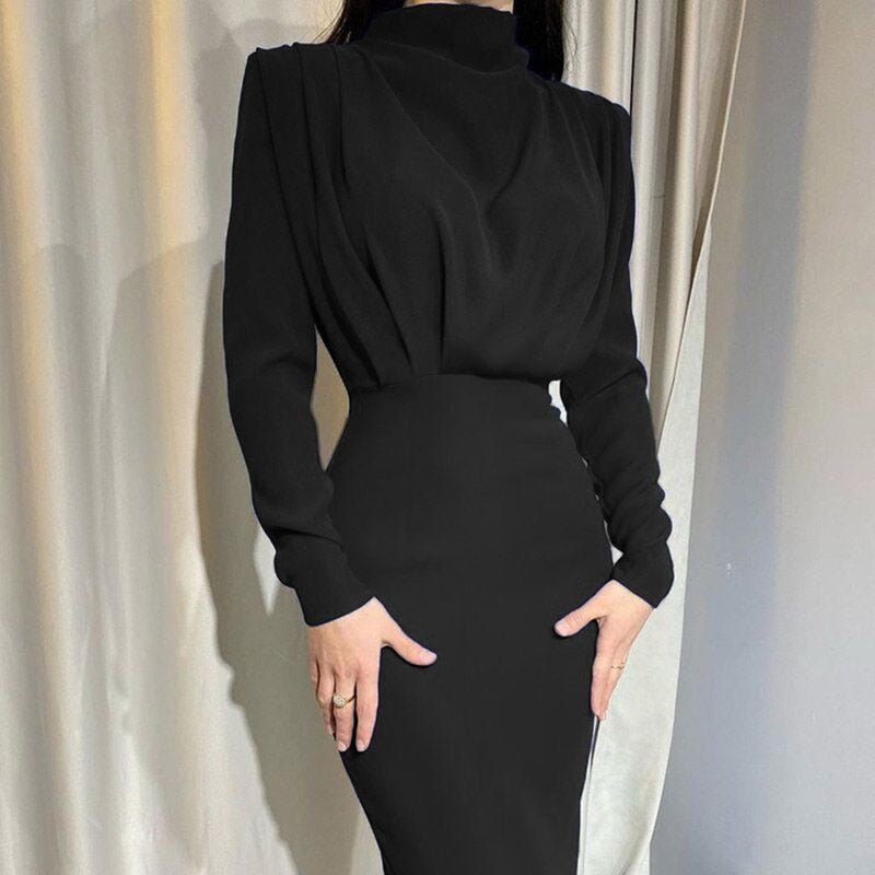 Damen Elegante Lange Ärmel Maxi Kleider - Isabella