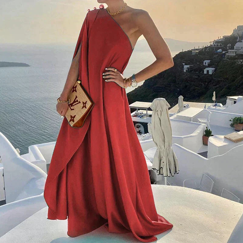 Damen Elegante Sommer Maxi Kleid - Alia