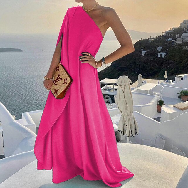 Damen Elegante Sommer Maxi Kleid - Alia