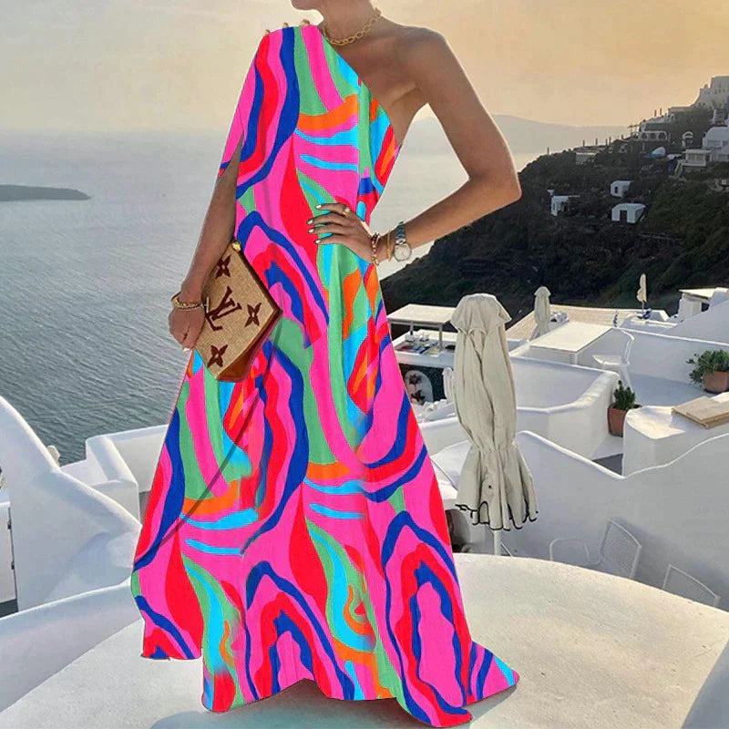Damen Elegante Sommer Maxi Kleid - Alia