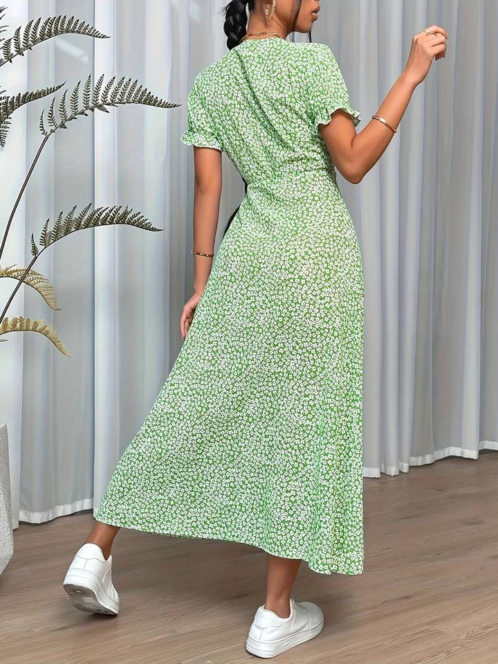 Damen Elegantes Blumenmuster Maxi Kleid - Lily