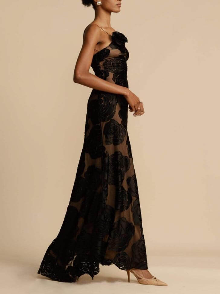 Damen Elegantes Floral Maxi Kleid - Sophie