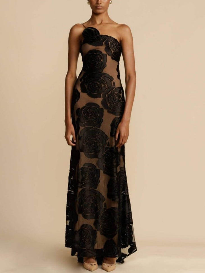 Damen Elegantes Floral Maxi Kleid - Sophie
