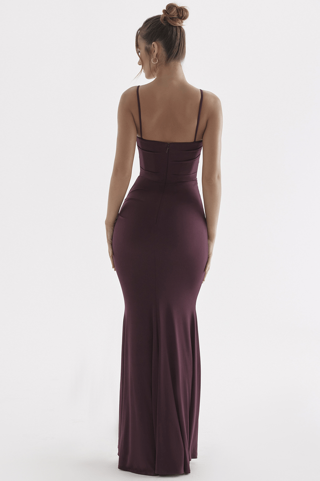 Damen Elegantes Korsett Maxikleid - Clara