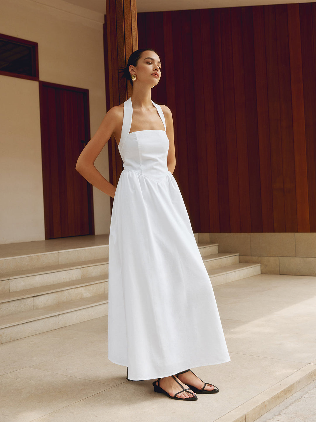 Damen Elegantes Maxi Kleid – Julia