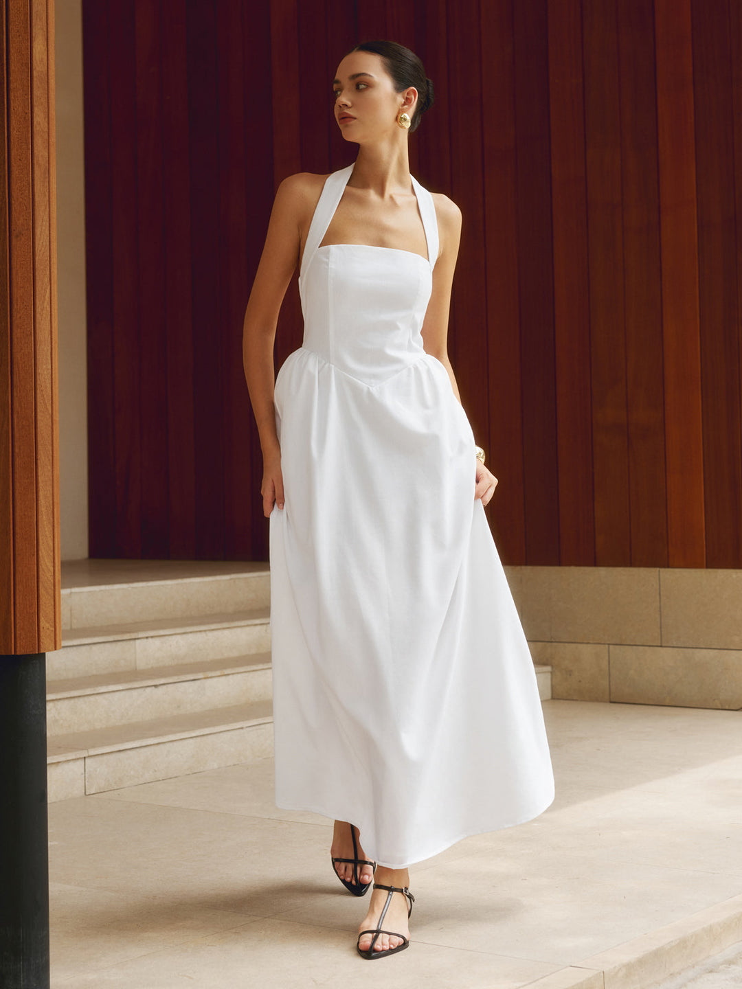 Damen Elegantes Maxi Kleid – Julia