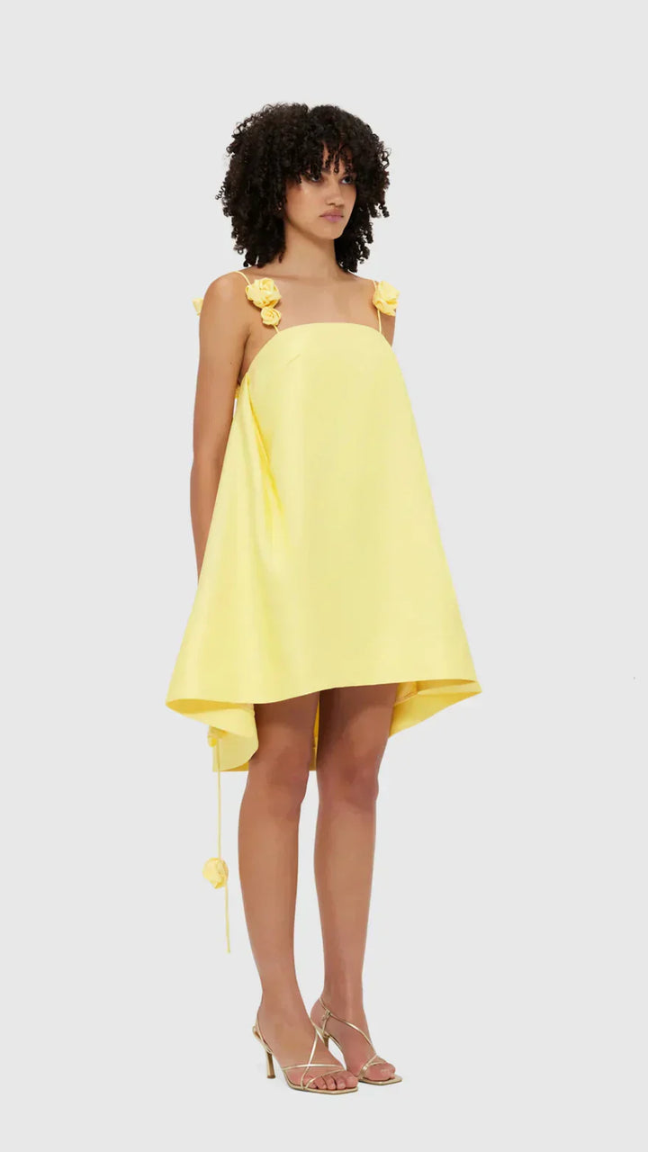 Damen Floral Chic Mini Kleid - Odette