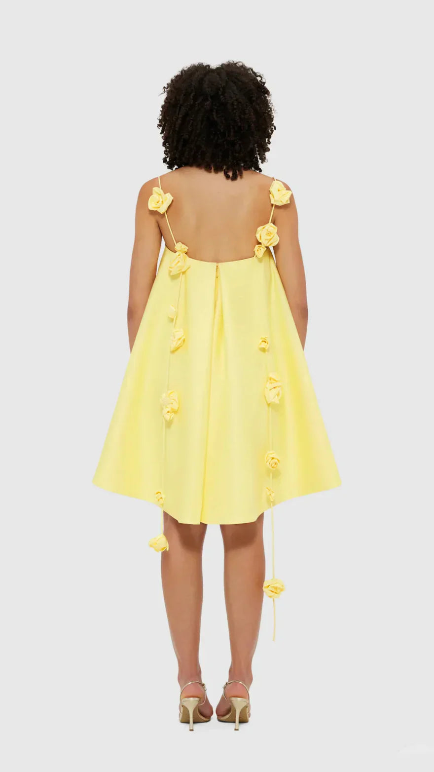 Damen Floral Chic Mini Kleid - Odette