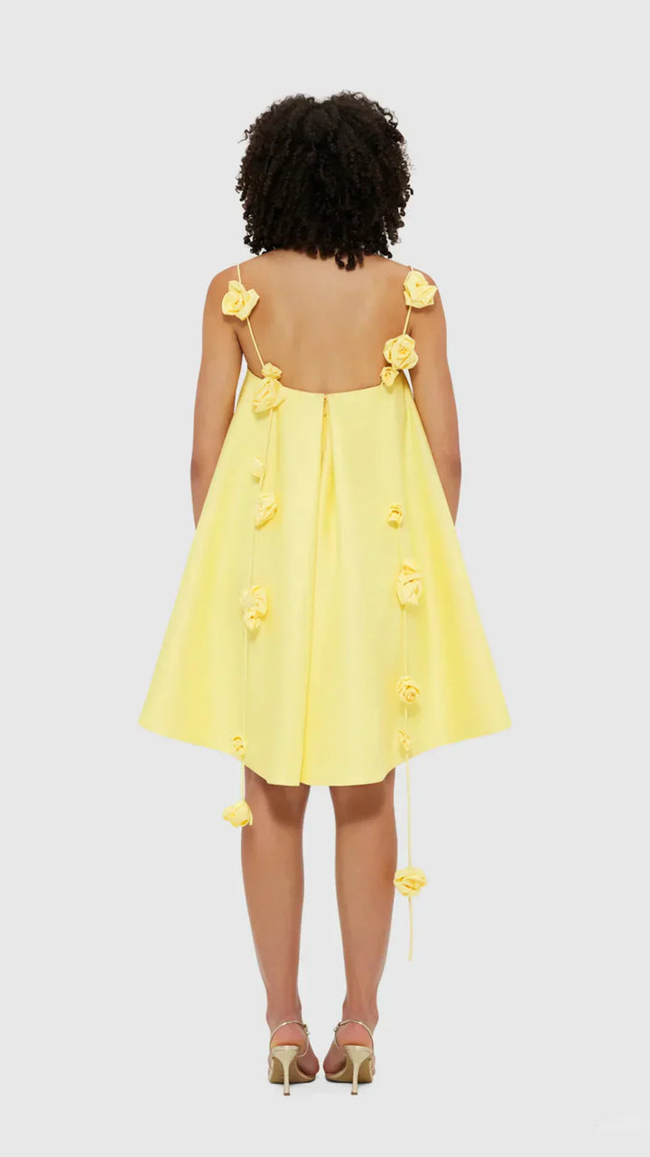 Damen Floral Chic Mini Kleid - Odette