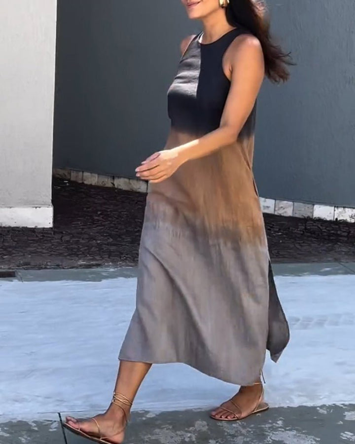 Damen Freizeit Ärmelloses Maxikleid – Camilla