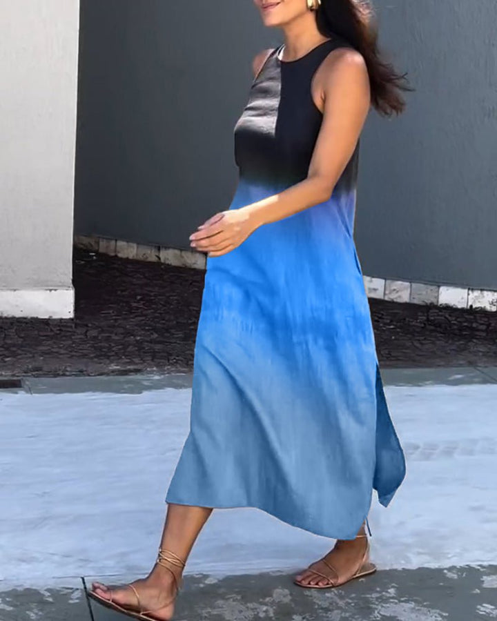 Damen Freizeit Ärmelloses Maxikleid – Camilla