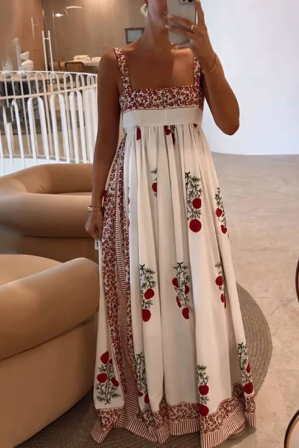 Damen Freizeit Sommer Maxikleid - Suzie
