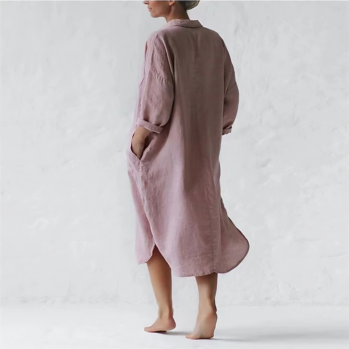 Damen Freizeit Sommer Midi Kleid - Heidi