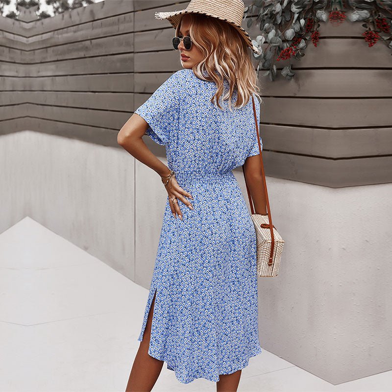 Damen Freizeit Sommer Midikleider – Svea