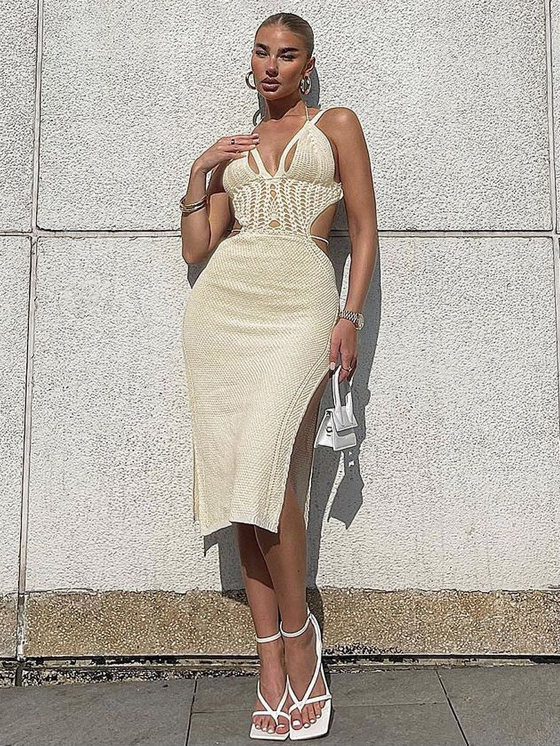 Damen Klassisches Sommer Maxi Kleid – Christy