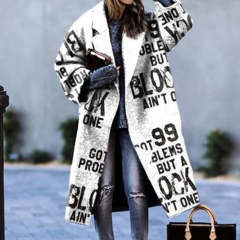 Damen Lange Winter Mantel | Warme