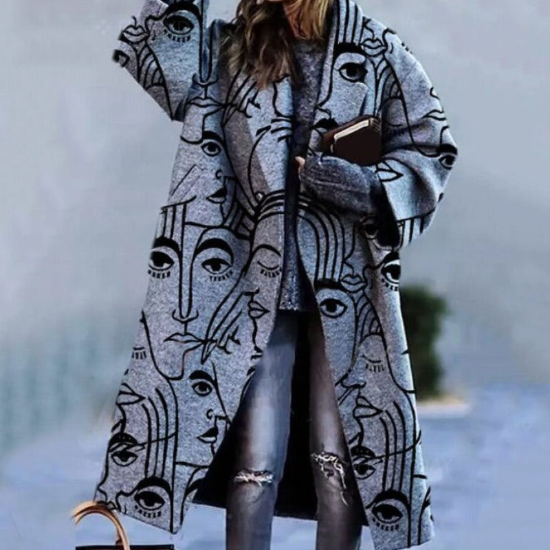 Damen Lange Winter Mantel | Warme