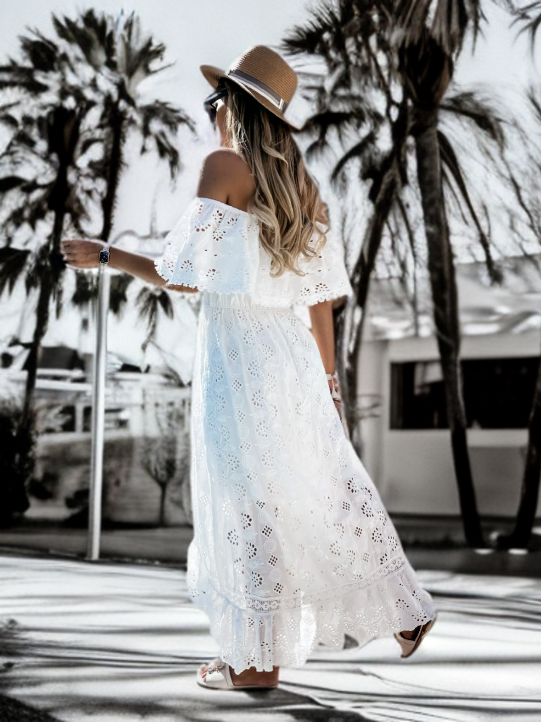 Damen Maxi Sommerkleid - Leticia