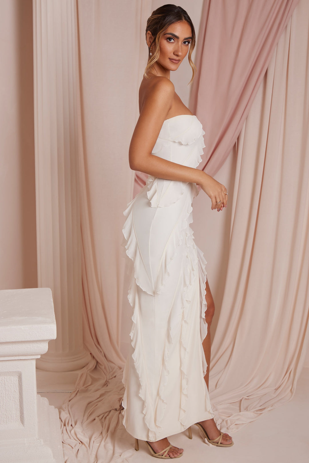 Damen Romantisches Elegantes Maxikleid – Nevali