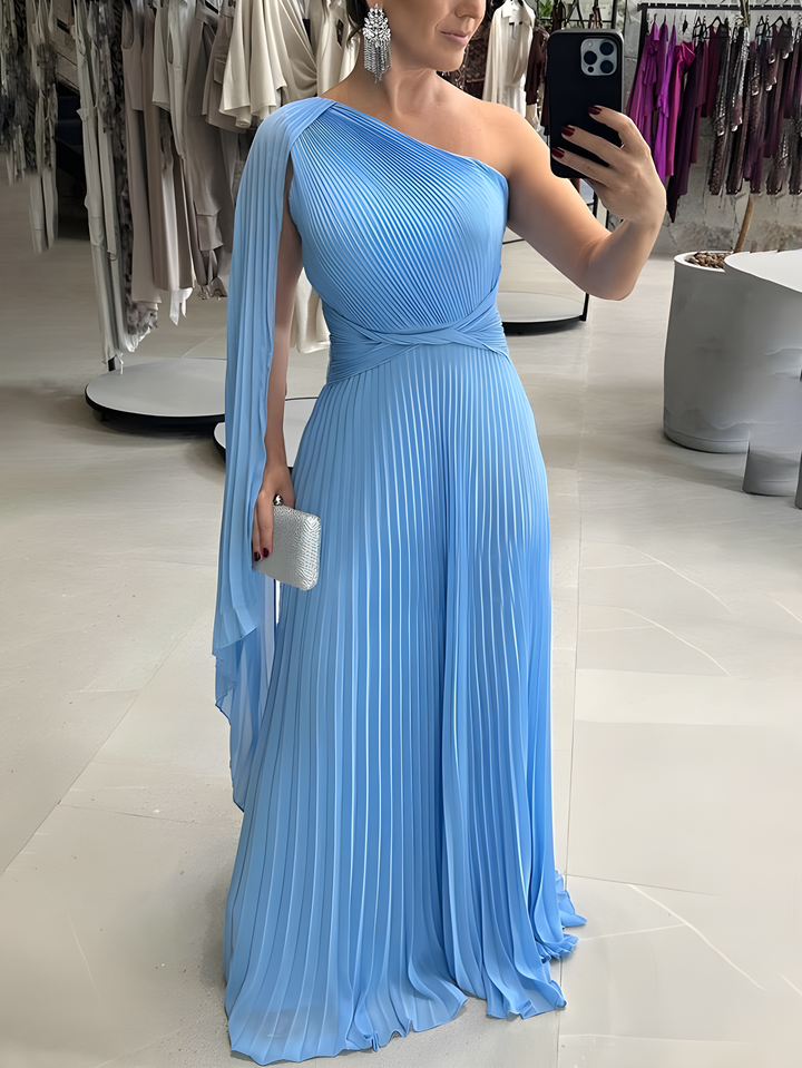 Damen Schulterfreies Maxi Abendkleid - Claire