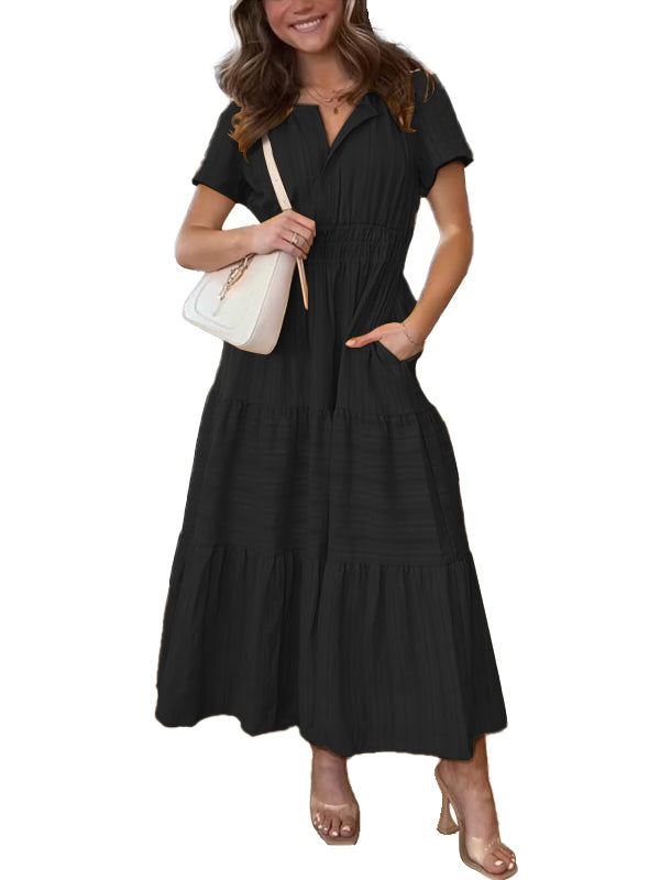 Damen Sommer Boho Maxikleid – Abby