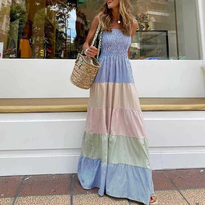 Damen Sommer Boho Maxikleid - Heidi