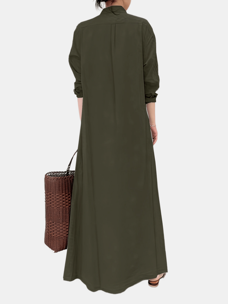 Damen Sommer Fließendes Maxikleid - Lea