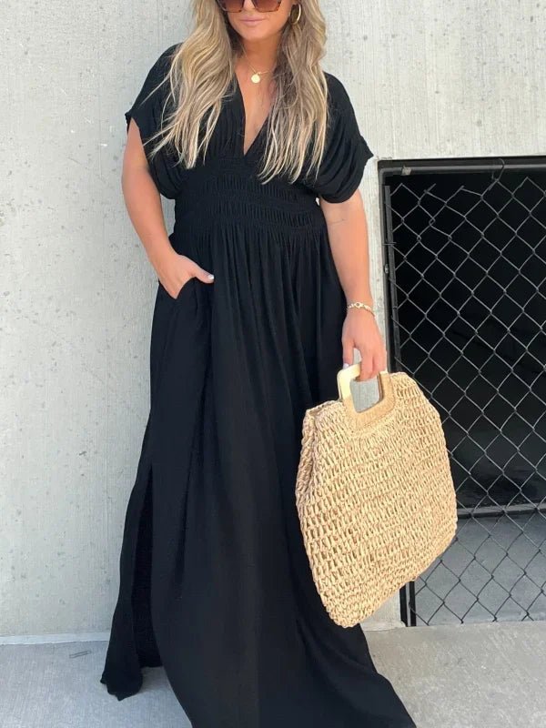 Damen Sommer Maxi Kleid - Ada