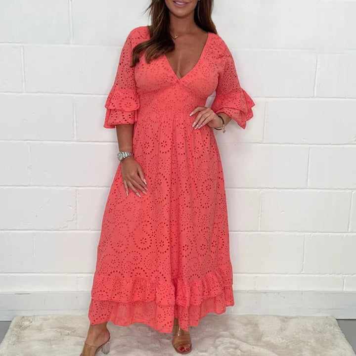 Damen Sommer Maxi Kleid - Angela
