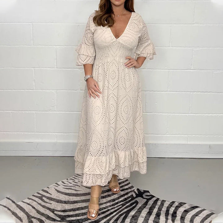 Damen Sommer Maxi Kleid - Angela