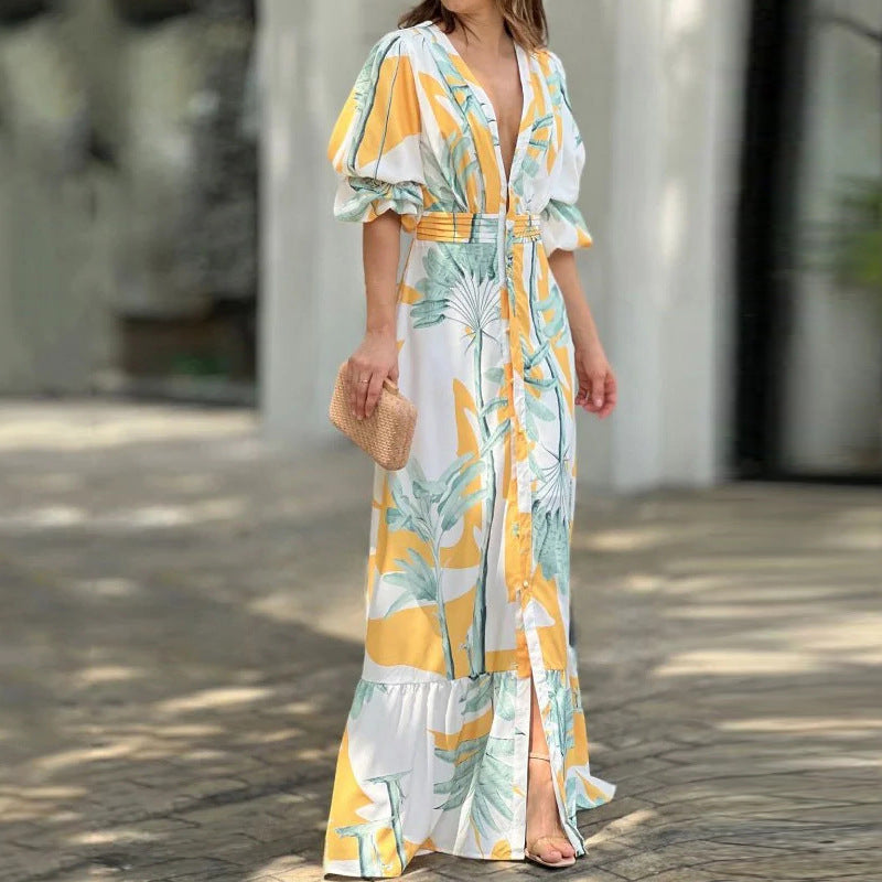 Damen Sommer Maxikleid – Olivia